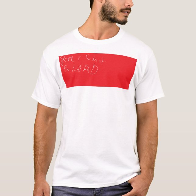 Camiseta JESUS CHRIST es SEÑOR (Anverso)