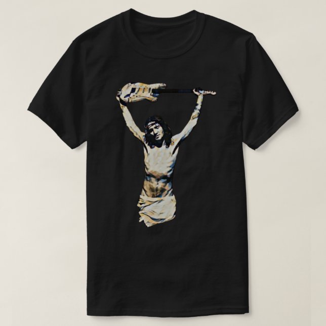 Camiseta Jesus Christ Guitar - John Frusciante   (Diseño del anverso)
