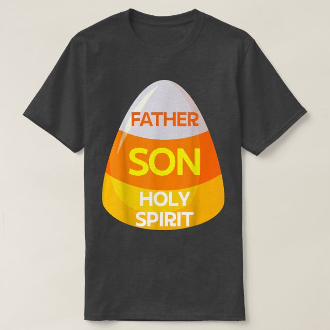 Camiseta Jesus Christian Candy Corn Halloween  (Diseño del anverso)