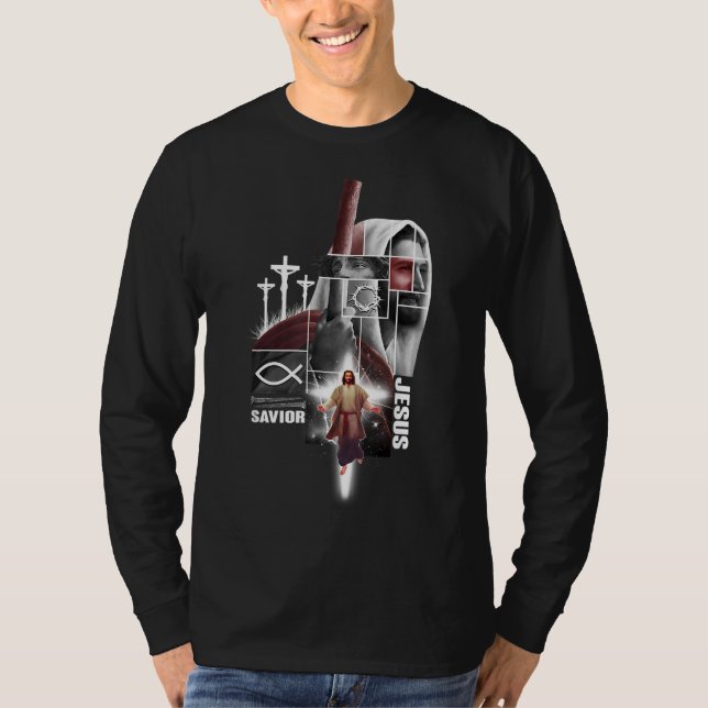 CAMISETA JESÚS CHRISTIAN LA SALVORA FE DIOS EN DIVERSIÓN CR (Anverso)