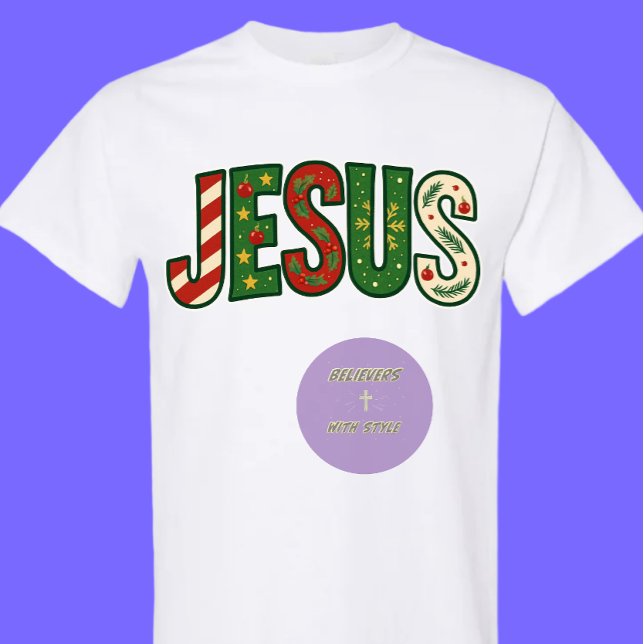 Camiseta JESUS - Christmas - Christian (Subido por el creador)