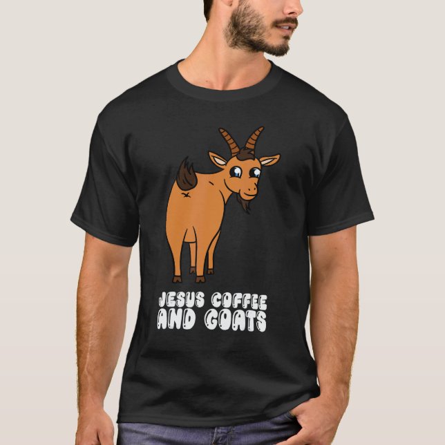 Camiseta Jesus Coffee And Goats (Anverso)