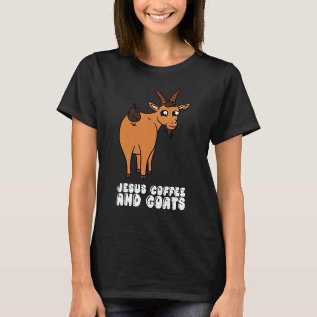 Camiseta Jesus Coffee And Goats (Anverso)
