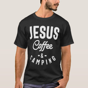 Camiseta Jesús Coffee Camping - Cristiano