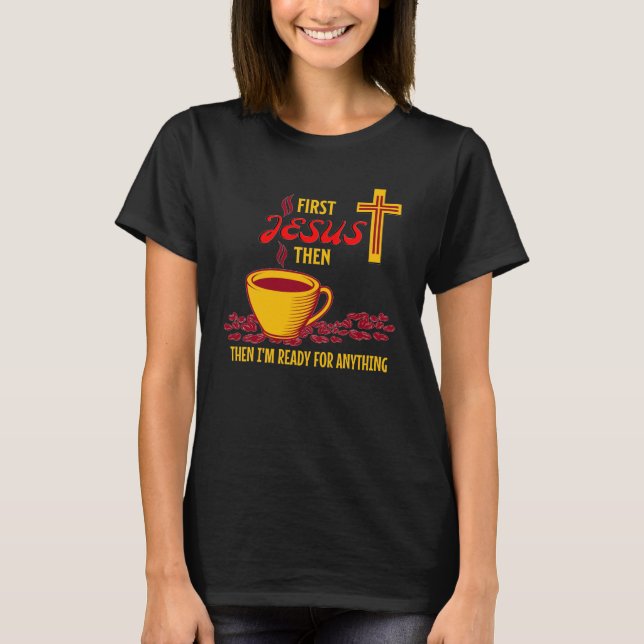 Camiseta Jesus Coffee Lover (Anverso)