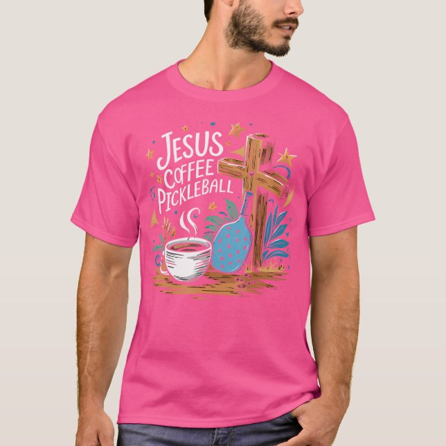 Camiseta Jesus Coffee Pickleball (Anverso)