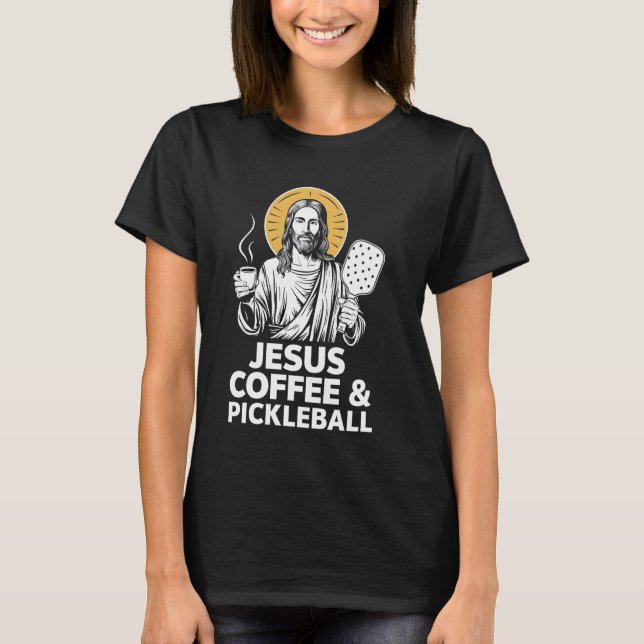 Camiseta Jesus Coffee Pickleball (Anverso)