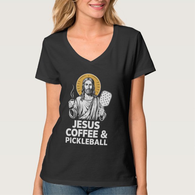 Camiseta Jesus Coffee Pickleball (Anverso)