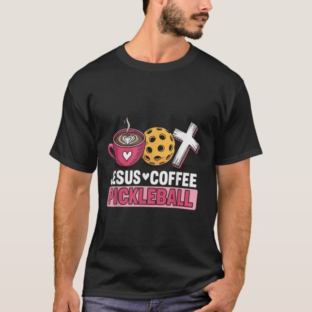 Camiseta Jesus Coffee Pickleball (Anverso)