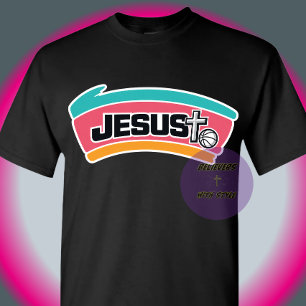 Camiseta JESÚS - Colorido y Deportivo