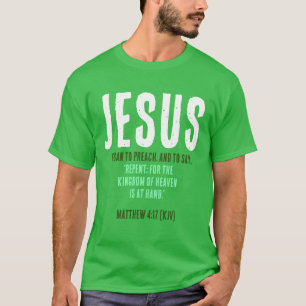 Camiseta JESÚS Comenzó A Predicar. San Patricio