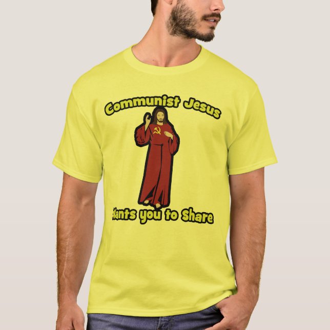 Camiseta Jesús Comunista (Anverso)