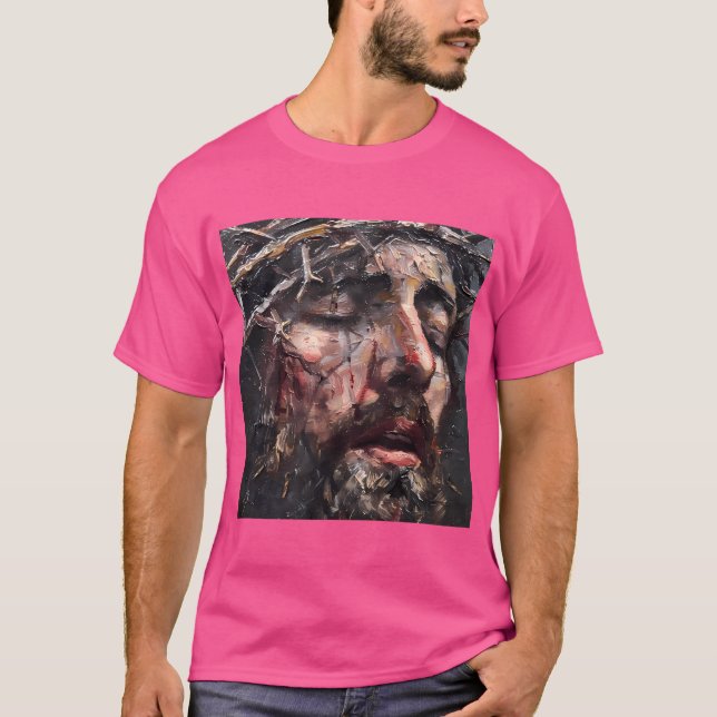 Camiseta Jesús Con Corona De Espadas (Anverso)