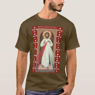 CAMISETA JESÚS CONFÍO EN TI DIVIDIR EL ICONO DE MERCY