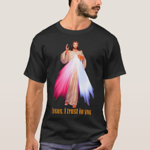 Camiseta Jesús, confío en ti. Divina imagen de misericordia