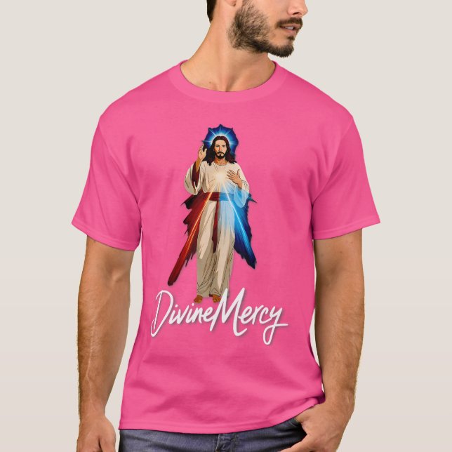 Camiseta Jesús Confío En Ti Divina Misericordia Católica (Anverso)