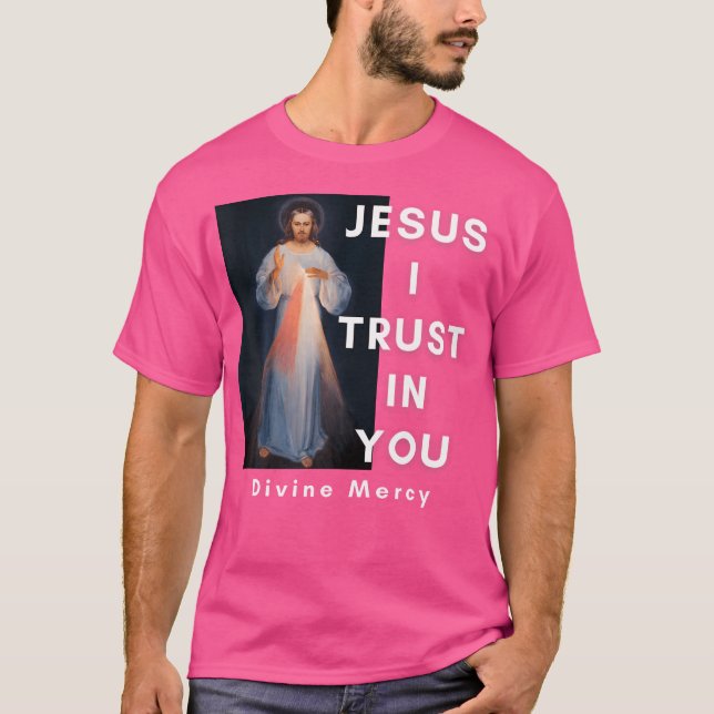 Camiseta Jesús Confío En Ti Divina Misericordia Católica (Anverso)