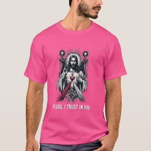 Camiseta Jesús Confío en Ti Divina Misericordia Católica