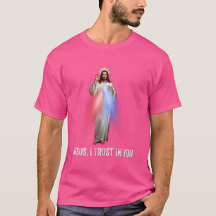 Camiseta Jesús Confío En Ti Divina Misericordia Católica