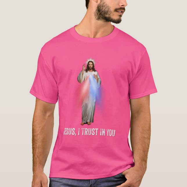 Camiseta Jesús Confío En Ti Divina Misericordia Católica (Anverso)
