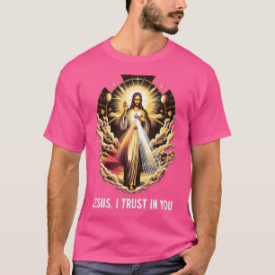 Camiseta Jesús Confío En Ti Divina Misericordia Católica