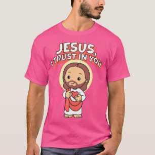 Camiseta Jesús Confío En Ti Divina Misericordia Por Los Niñ