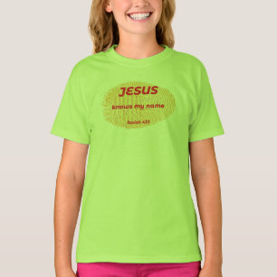 CAMISETA JESUS CONOCE MI NOMBRE