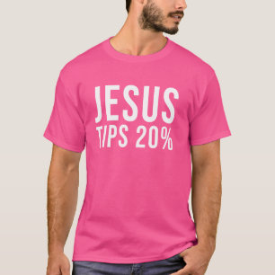 Camiseta Jesús Conseja 20 Funny Waiter Restaurant Wor