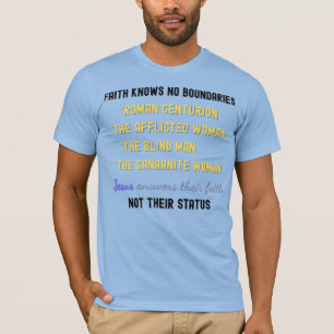Camiseta Jesús Contesta Su Fe - Inspirando Verso De La Bibl