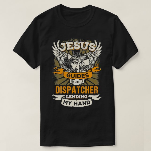 Camiseta Jesús Controla Ix27m Sólo Un Dispatcher 2 (Diseño del anverso)