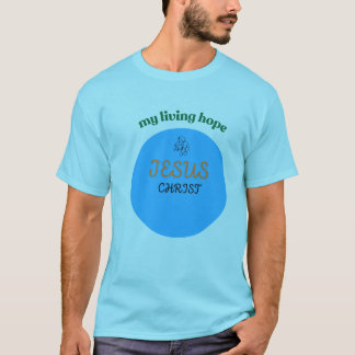 CAMISETA JESÚS CRISTA MI ESPERANZA DE VIDA IMPRIMIÓ CAMISAS