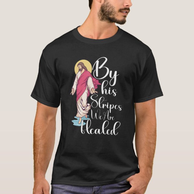 Camiseta Jesús Cristianismo Dios Orando Pastor de Oración (Anverso)