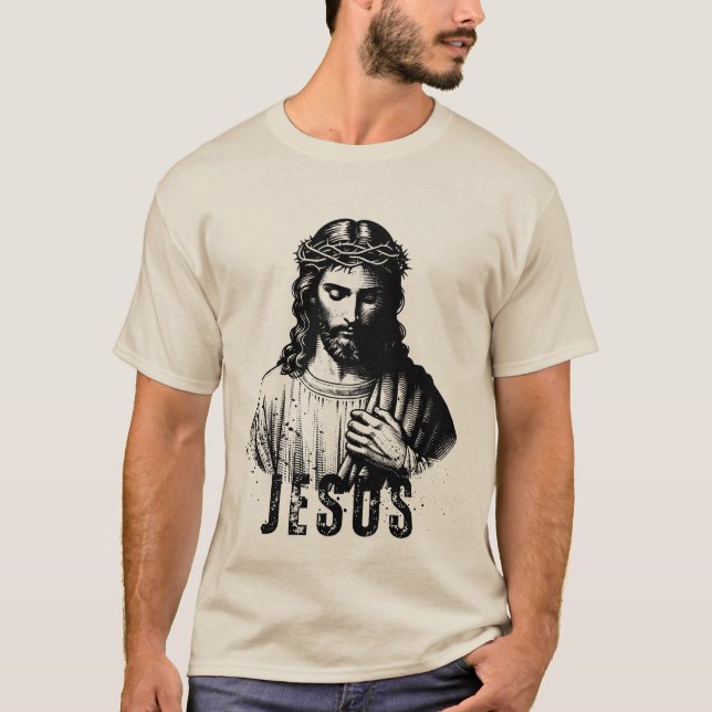 Camiseta Jesús, cristiano (Anverso)