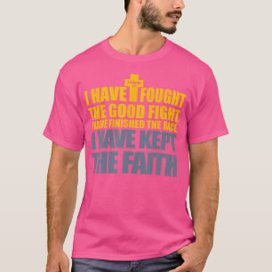 Camiseta Jesús Cristiano Dios 4 Timoteo 27 Citas Religiosas