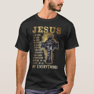 Camiseta Jesús Cristiano Es Mi Dios Mi Salvador Mi Saludo