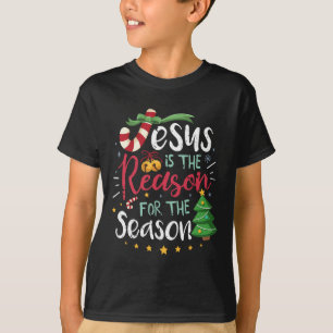 Camiseta Jesús Cristiano La Razón Por La Que Los Navidades