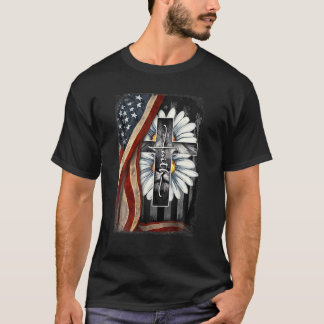 Camiseta Jesús Cristiano León De Judá Cruz De Flower A