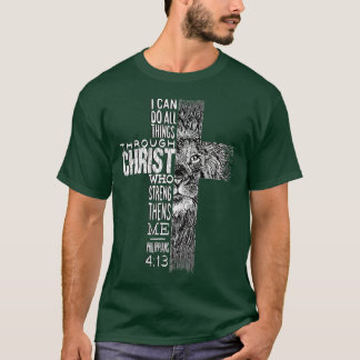 Camiseta Jesús Cristiano León de la tribu Judá Cruz León de
