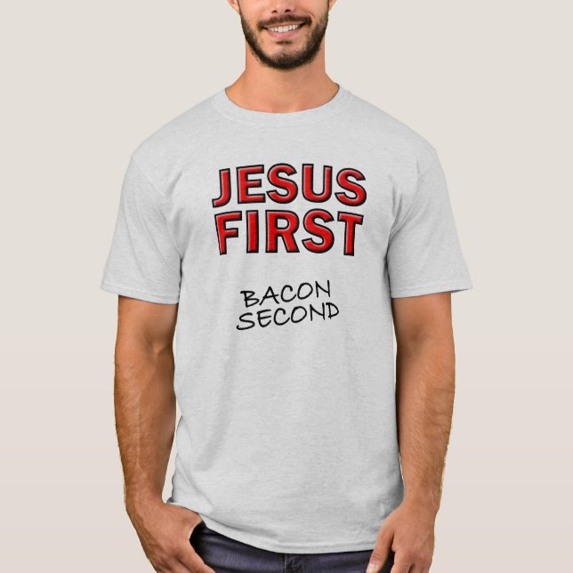 Camiseta Jesús Cristiano Primero Tocino Segundo (Anverso)