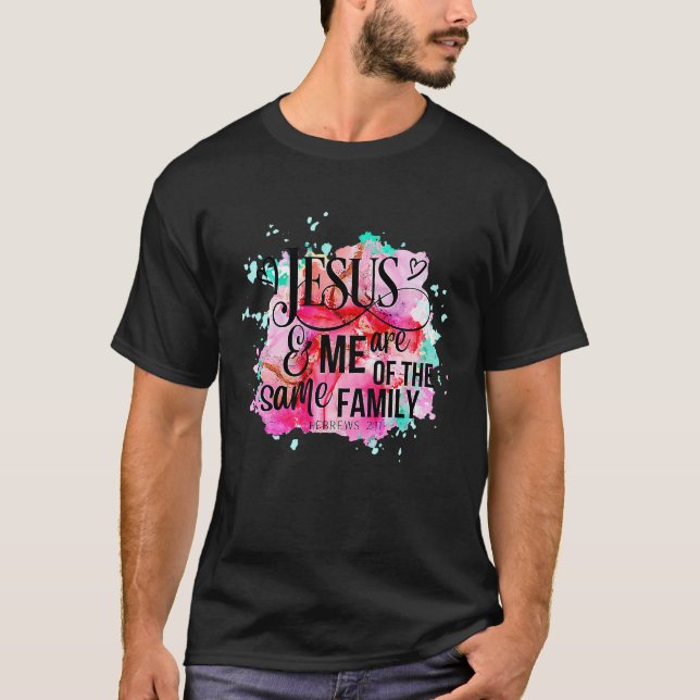 Camiseta Jesús Cristiano Y Yo Somos El Mismo Verso De La Bi (Anverso)