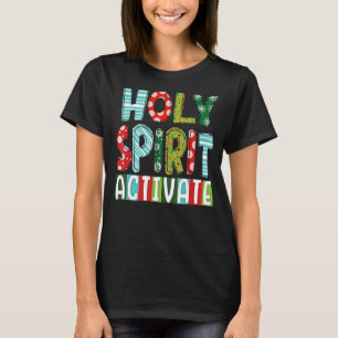 Camiseta Jesús Cristianos Espíritu Santo activa mi religión