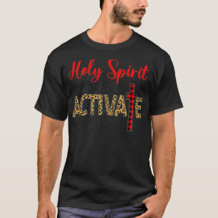Camiseta Jesús Cristianos Espíritu Santo activa mi religión