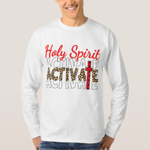 Camiseta Jesús Cristianos Espíritu Santo activa mi religión