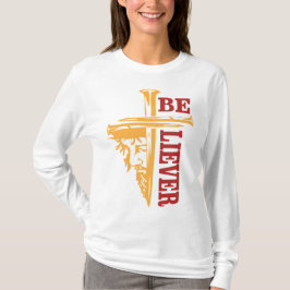 Camiseta Jesus Cross Nail Design – Powerful Christian