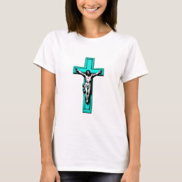 Camiseta Jesús Crucifixión Navidades de Pascua Colorosos