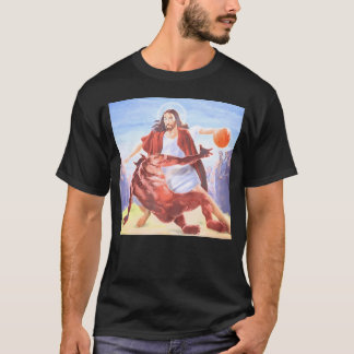 Camiseta Jesús Cruzando El Demonio Cristiano Gracioso