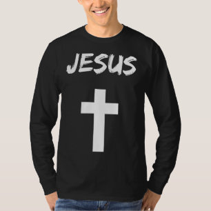 Camiseta Jesús Cruzar la Iglesia Cristiana Dios Religión