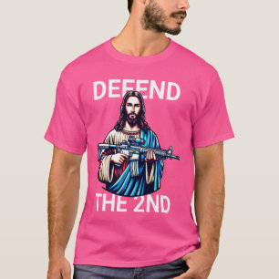 Camiseta Jesús Defiende La Segunda Enmienda De La Constituc