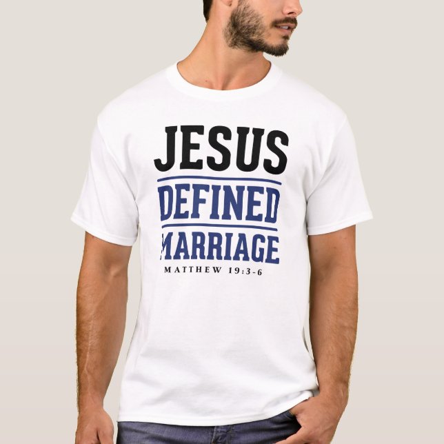 Camiseta Jesús definió boda (Anverso)