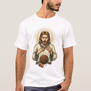 Camiseta Jesús Dejó Caer Pesada Bola De Medicina Dolor De D